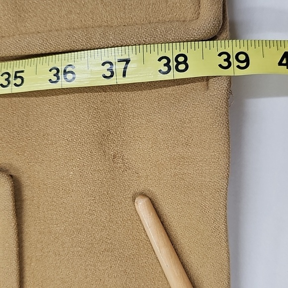 Vintage Pendleton Men's Tan Wool Coat Size XL Button Up W/ Pockets - Picture 16 of 16